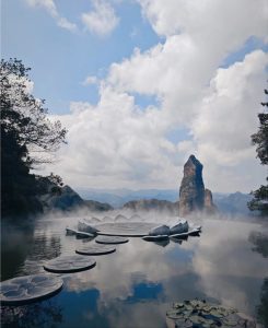 剧里以为是特效，没想到这样的仙境是真实存在的，就在浙江仙居